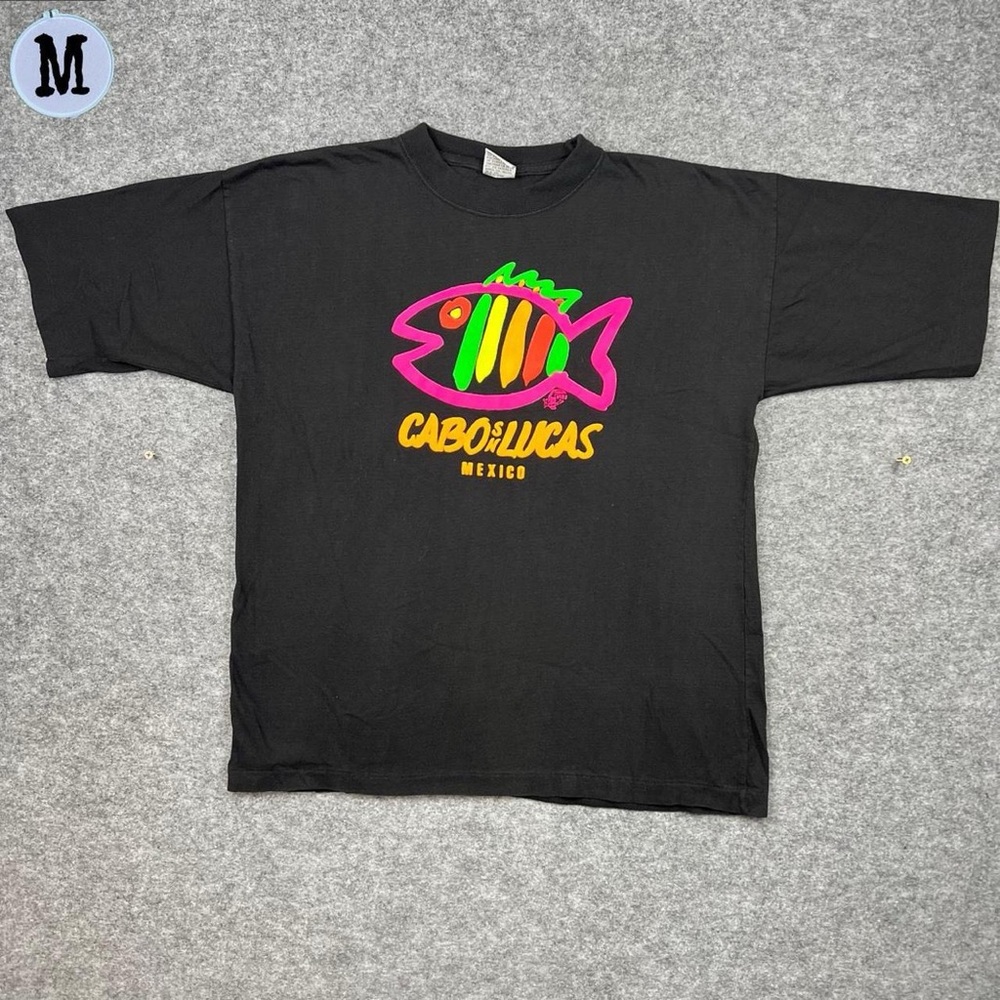 Vintage Cabo San Lucas Mexico Fish Tee Shirt